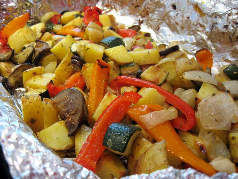 Запеченные овощи в маринаде: бомбически вкусно