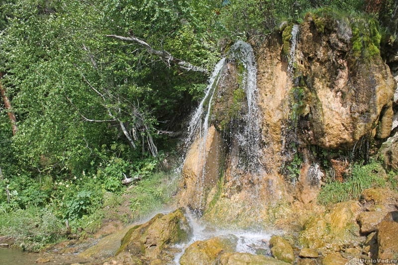 Водопад Плакун на реке Сылве